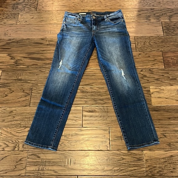 Kut From The Kloth Boyfriend Mid Rise Size 10 - Picture 1 of 16